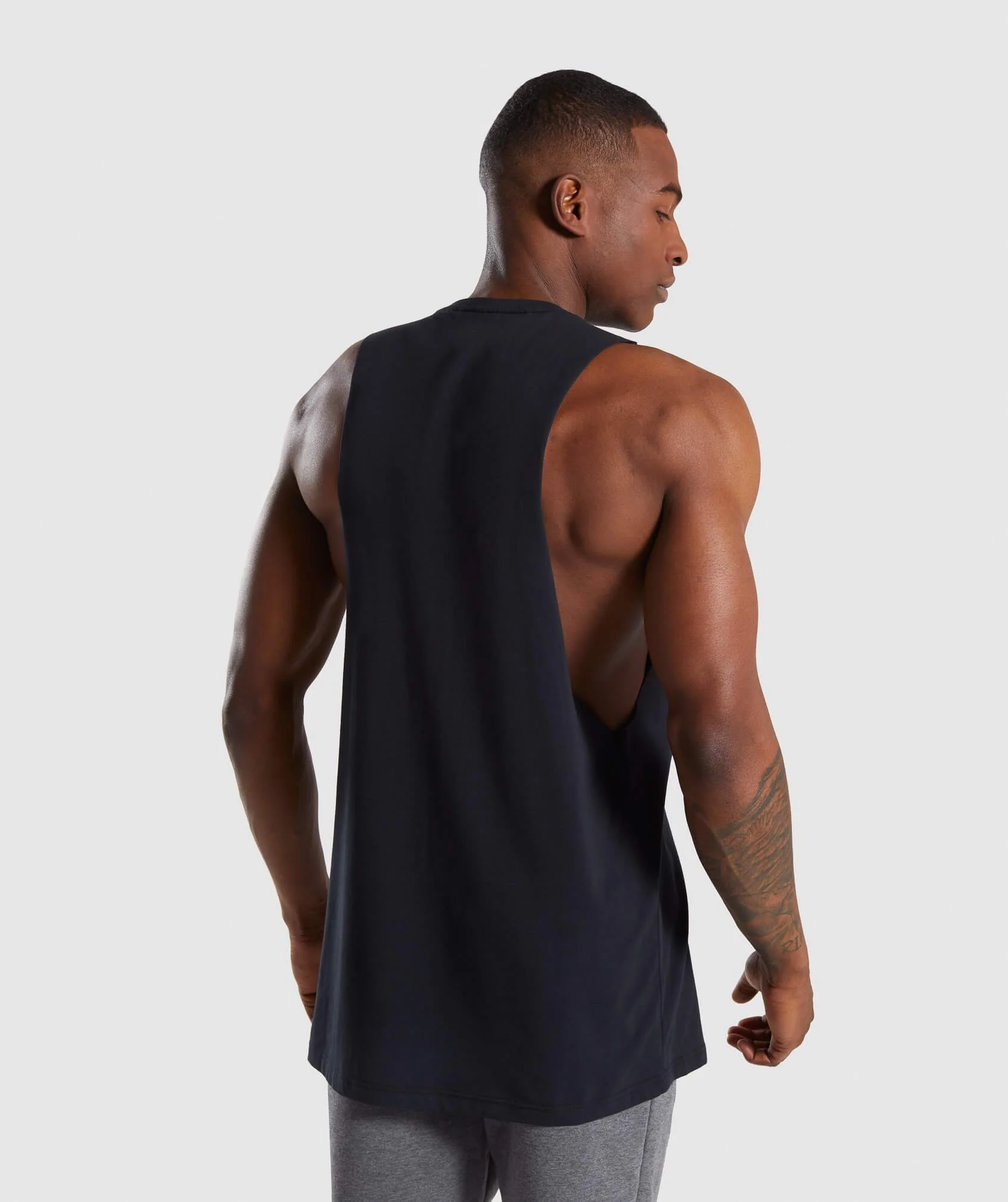 Gymshark Legacy Drop Armhole Tank - Black - Image 2