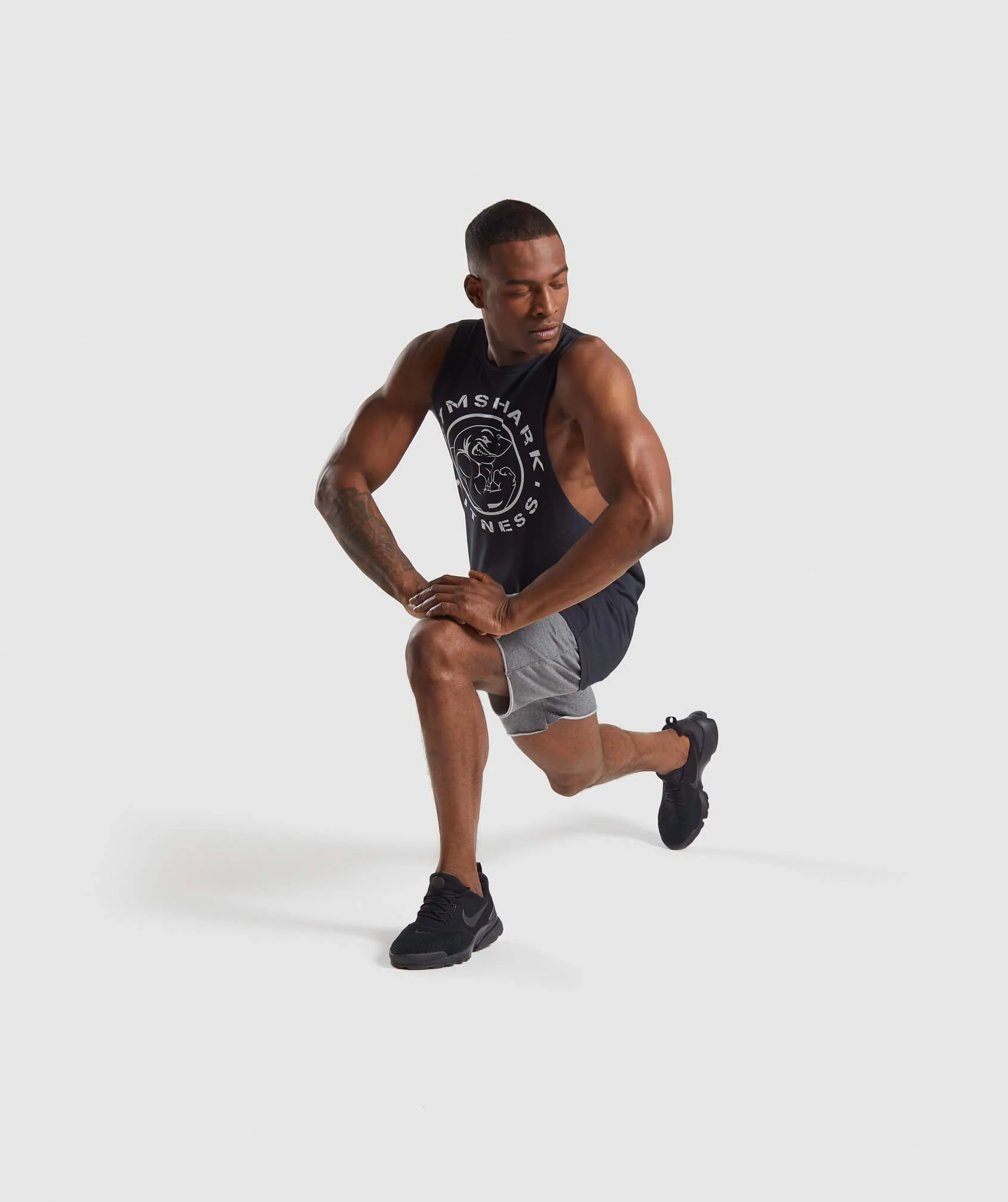 Gymshark Legacy Drop Armhole Tank - Black - Image 4