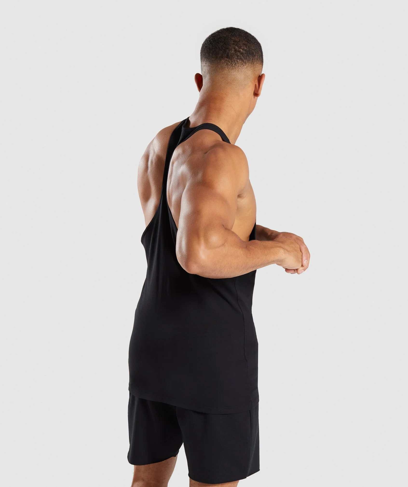Gymshark Legacy Stringer - Black - Image 2