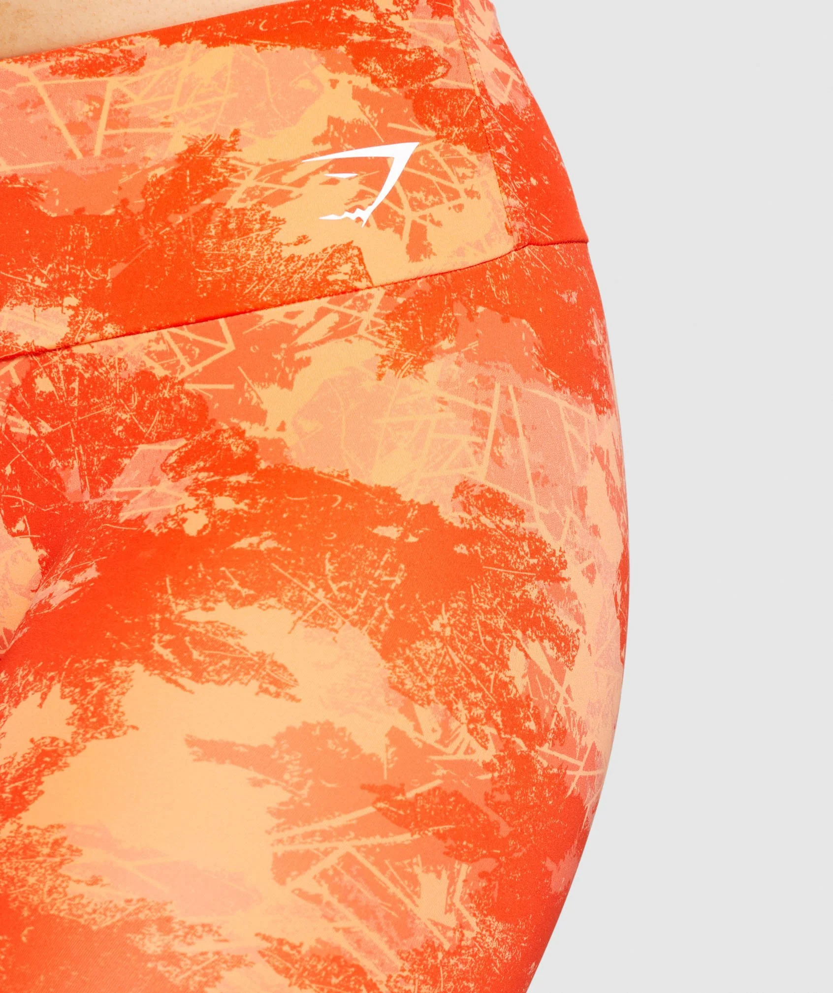 Gymshark Training Leggings - Orange Camo Print - Image 6